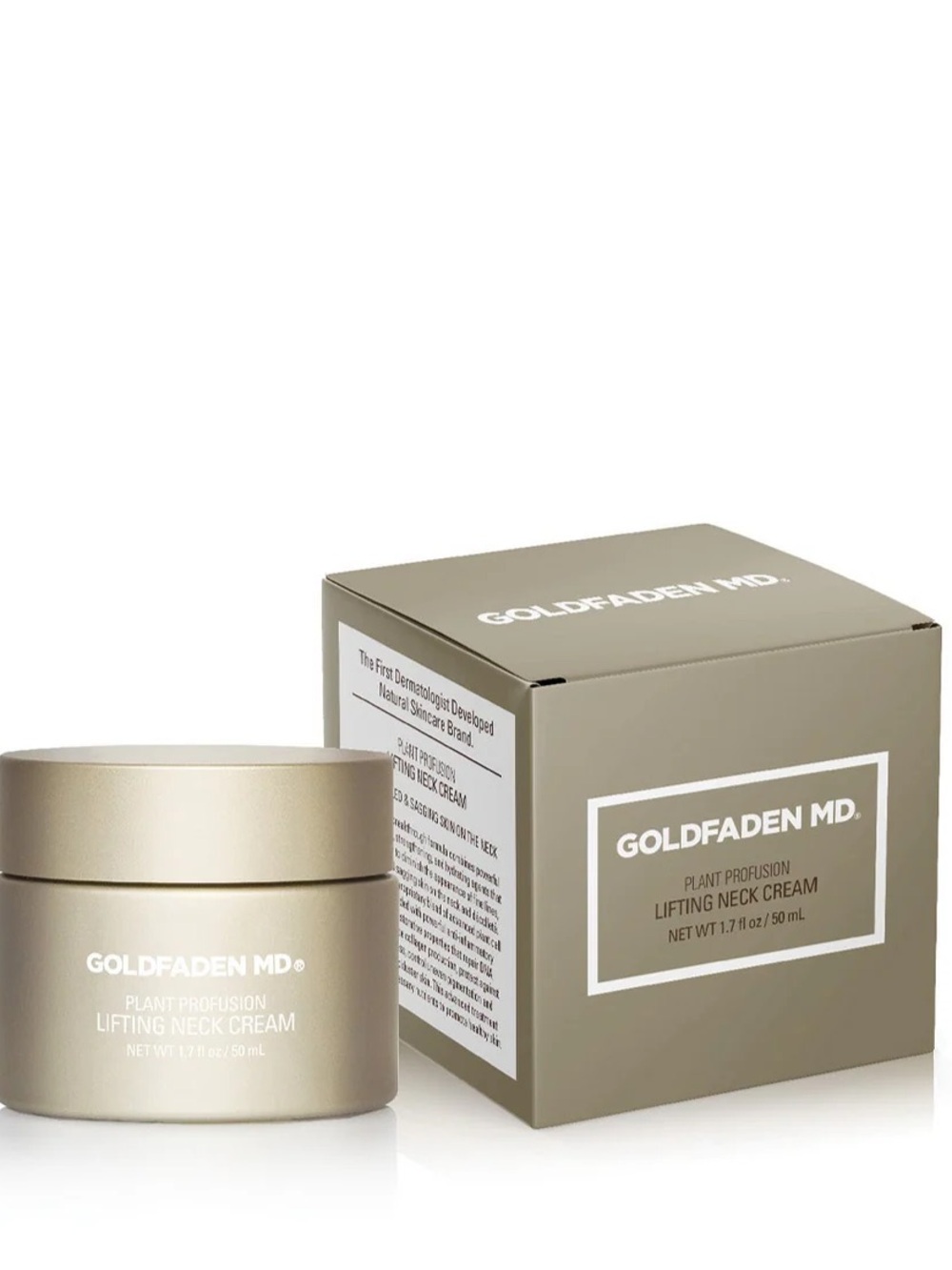 Goldfaden MD Plant Profusion Lifting Neck Cream, Full Size, 1.7 oz